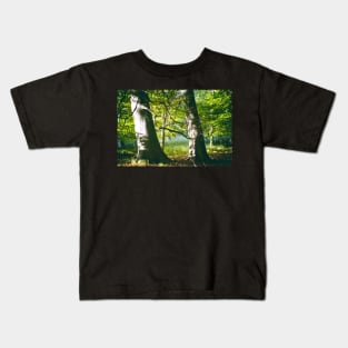 Two Beech Trees in a Wood Kids T-Shirt